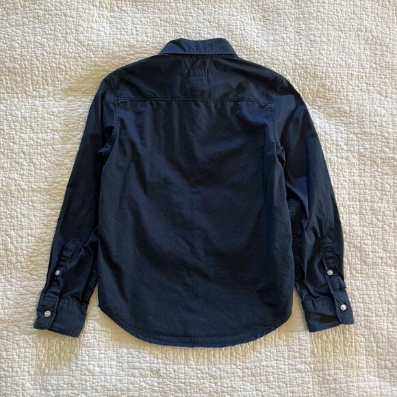 H&M Button Down Shirt In Navy - Picture 5 of 7